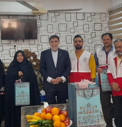 تجلیل از پرستاران مرکز هلال احمر در کربلای معلی