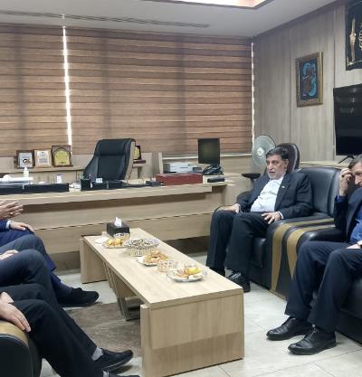 دیدار کفیل سرکنسولگری در کربلای معلی با مدیر شرکت خیرات السبطین