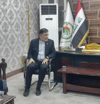 ملاقات سرپرست سرکنسولگری با رئیس کمیسیون سرمایه گذاری استان کربلای معلی
