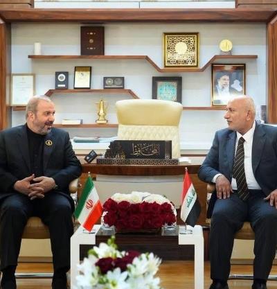 دیدار سفیر جمهوری اسلامی ایران در بغداد با استاندار کربلای معلی