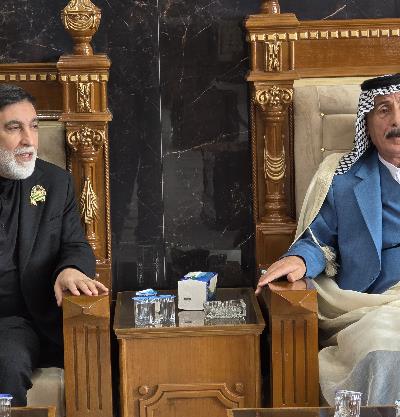 حضور سرپرست سرکنسولگری در مضیف عشیره آل یاسری