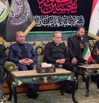 دیدار وزیر امورخارجه جمهوری اسلامی ایران با دبیرکل عتبه حسینی(ع)