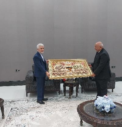 دیدار سرکنسول جدید جمهوری اسلامی ایران در کربلای معلی با استاندار