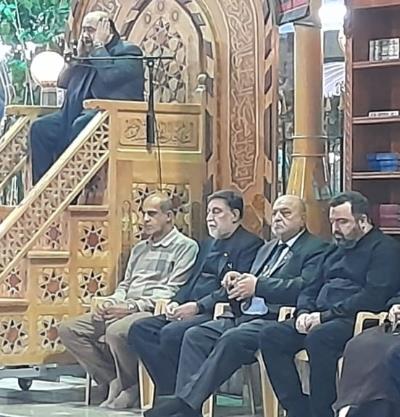 القنصل العام بالوکالة یشارك في إحیاء ذکری استشهاد السیدة فاطمة الزهراء(س) والسید حسن نصر الله في بین الحرمین