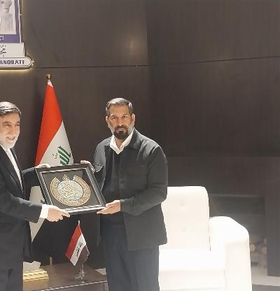 القنصل العام بالوکالة یلتقي محافظ بابل