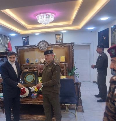 القنصل العام بالوکالة یلتقي قائد شرطة بابل