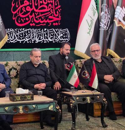 وزير الخارجية الإيراني يلتقي الأمين العام للعتبة الحسينية المقدسة